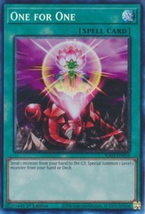 One for One (Regular Art) - RA03-EN056 - Prismatic Collector's Rare - 1st Edition